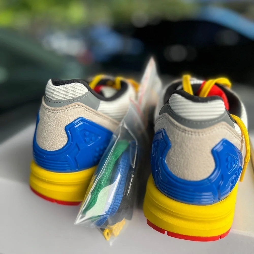 Adidas LEGO x ZX 8000 'A-ZX Series - Mixed Blocks' Size 8.5 NIB - Picture 8 of 15